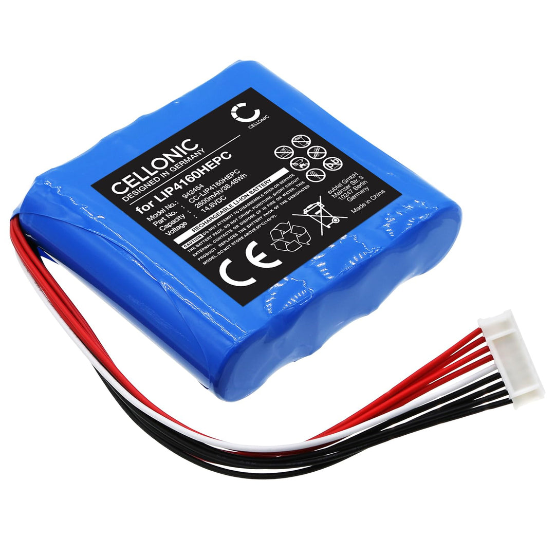 CELLONIC, Lautsprecherakku kompatibel mit Sony GTK-XB60 (2600mAh, 14.8V) Ersatzakku LIP4160HEPC