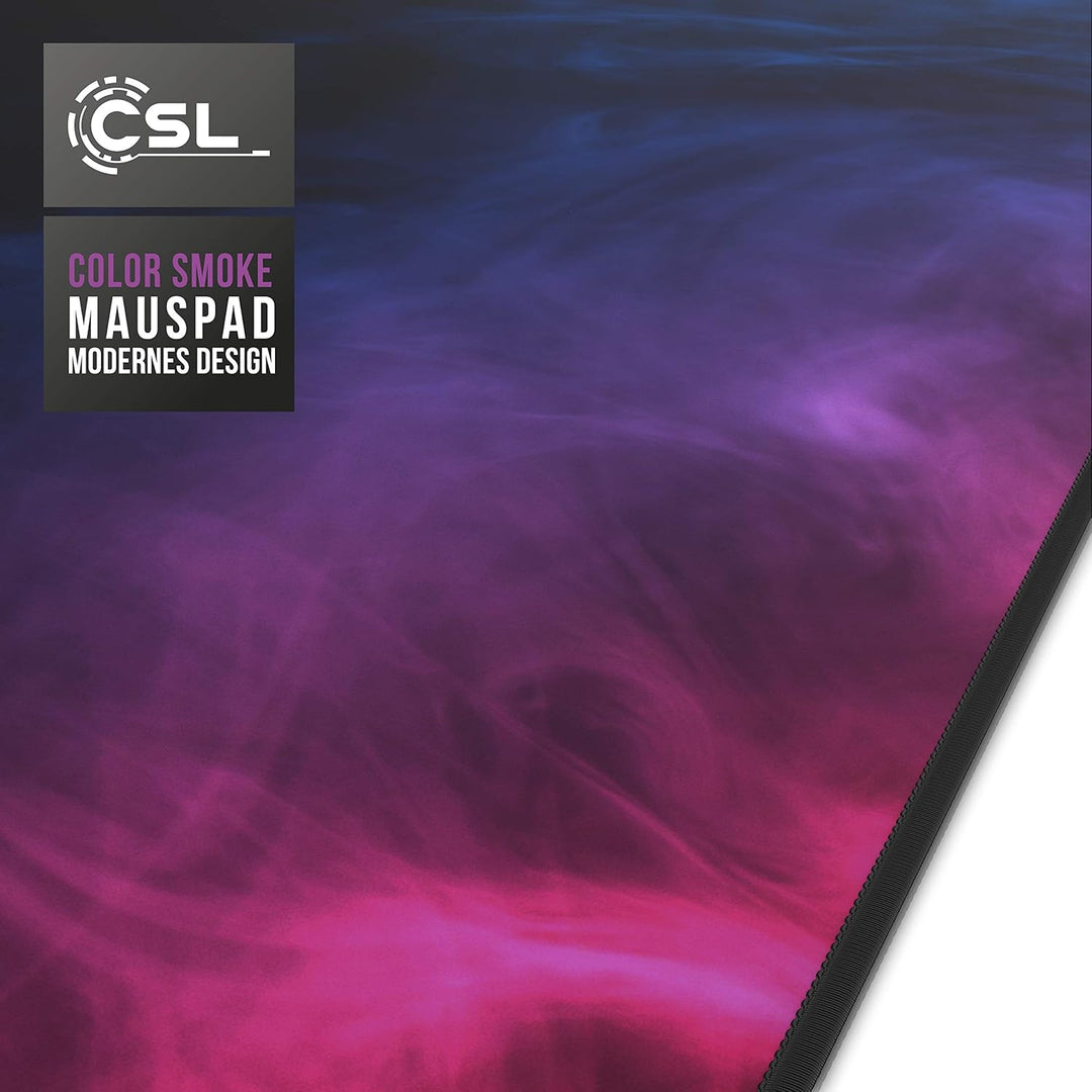 CSL - XXL Mauspad Gaming 900x400 mm - XXL Mousepad gross mit Motiv - Tischunterlage Large Size - ver