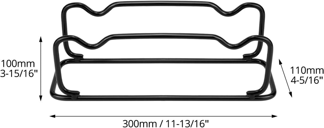 QWORK® 1 Stück hantelständer, hantelablage kurzhantel, langhantelständer, hantelhalterung, 30x11x10c
