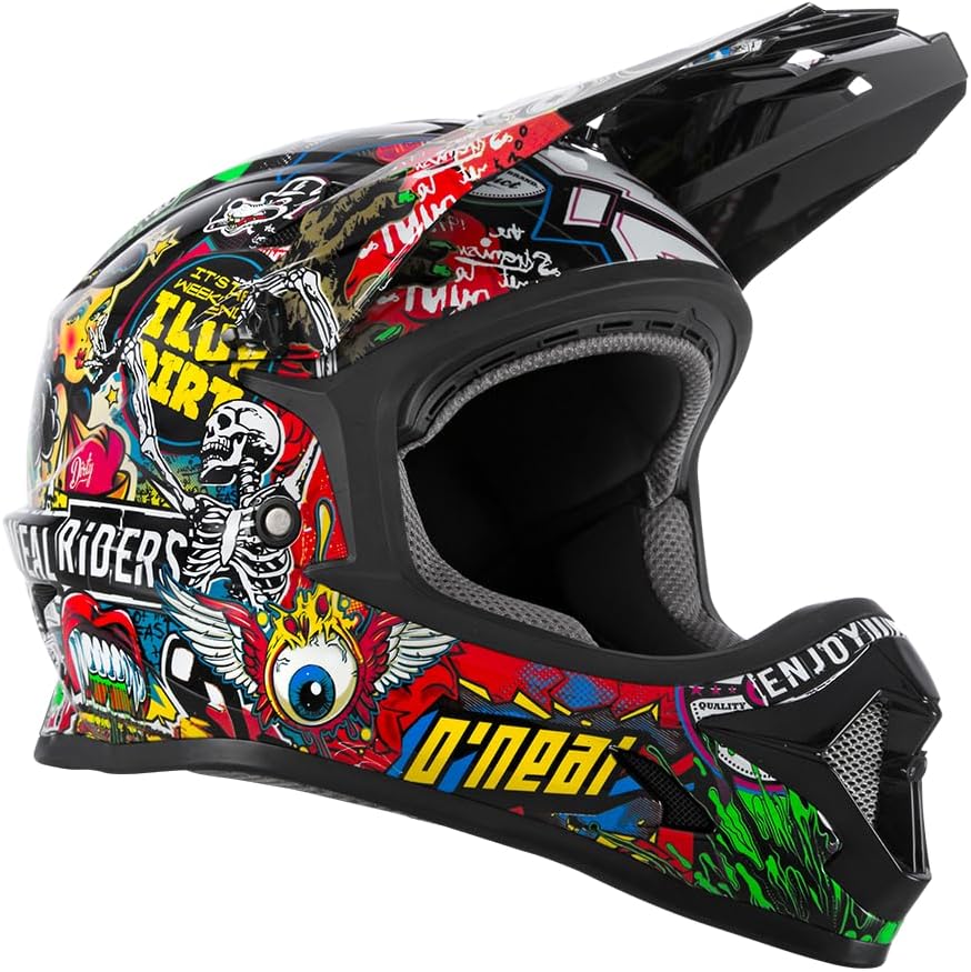 O'NEAL | Mountainbike-Helm | Kinder | MTB Downhill | ABS Schale, Lüftungsöffnungen für optimale Belü