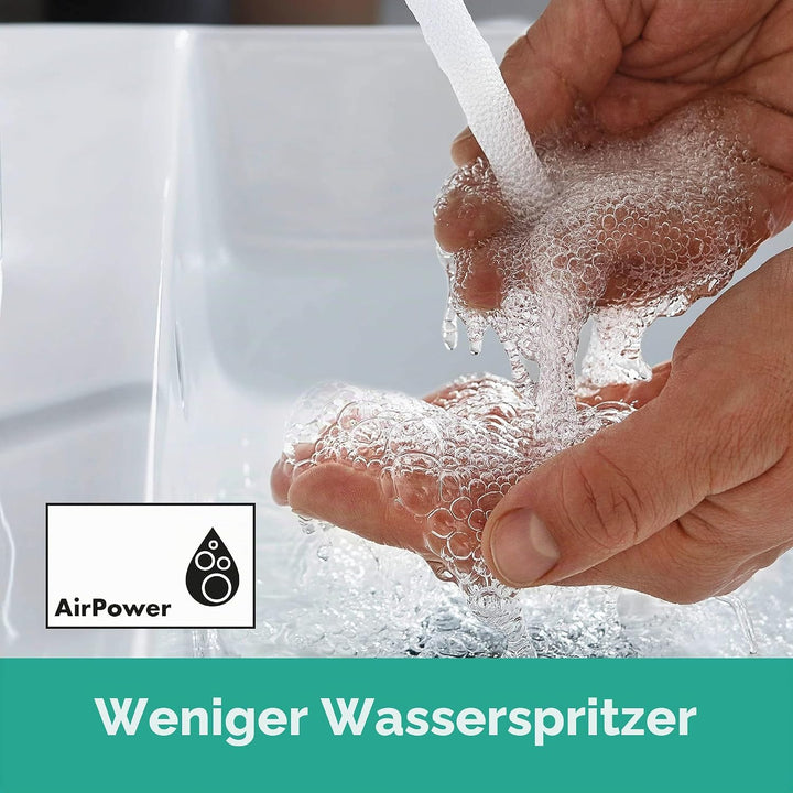 hansgrohe Waschtischarmatur Unterputz Vernis Shape, Wasserhahn Bad für Wandmontage, Badarmatur wasse