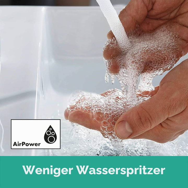 hansgrohe Einhebel-Bidetmischer Vernis Shape, Bidetarmatur mit Zugstange, wassersparend, Chrom, Chro
