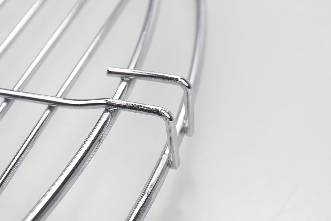 HeRo24 70cm Chrom Grillrost Grill Rost Grillgitter Ersatzrost rund (R)