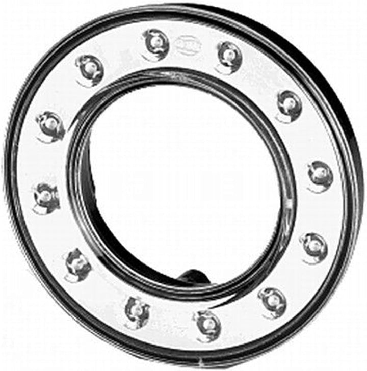 HELLA - Heckleuchte - LED - 12V - Anbau/Einbau - Lichtscheibenfarbe: glasklar - LED-Lichtfarbe: rot