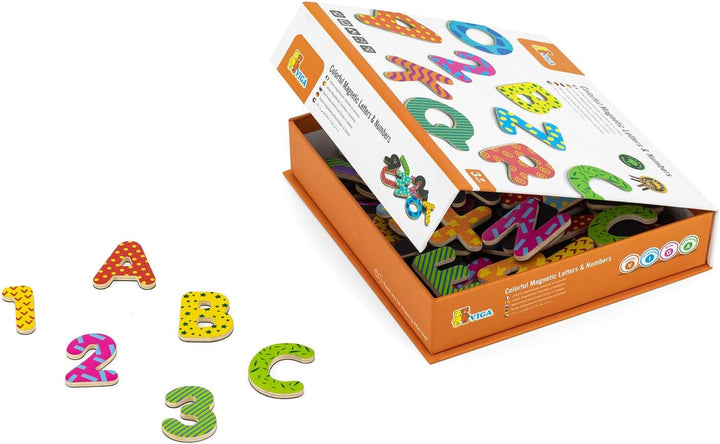 VIGA 59429 Toys - Magnetische Buchstaben und Zahlen