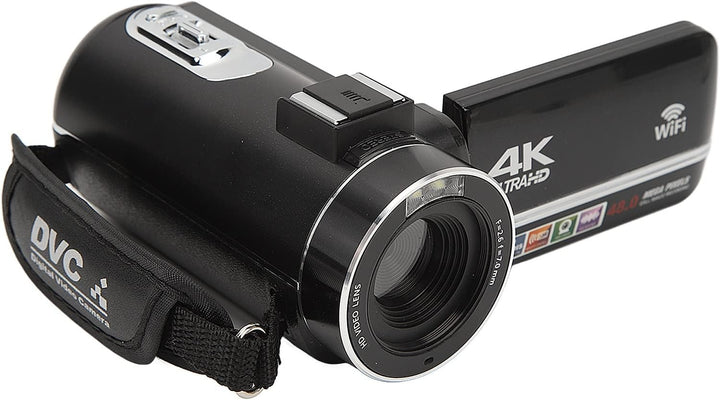 Videokamera-Camcorder, HD 4K-Digitalkamera-Recorder, 48 MP, 18-facher Digitalzoom, 3,0-Zoll-Touchscr