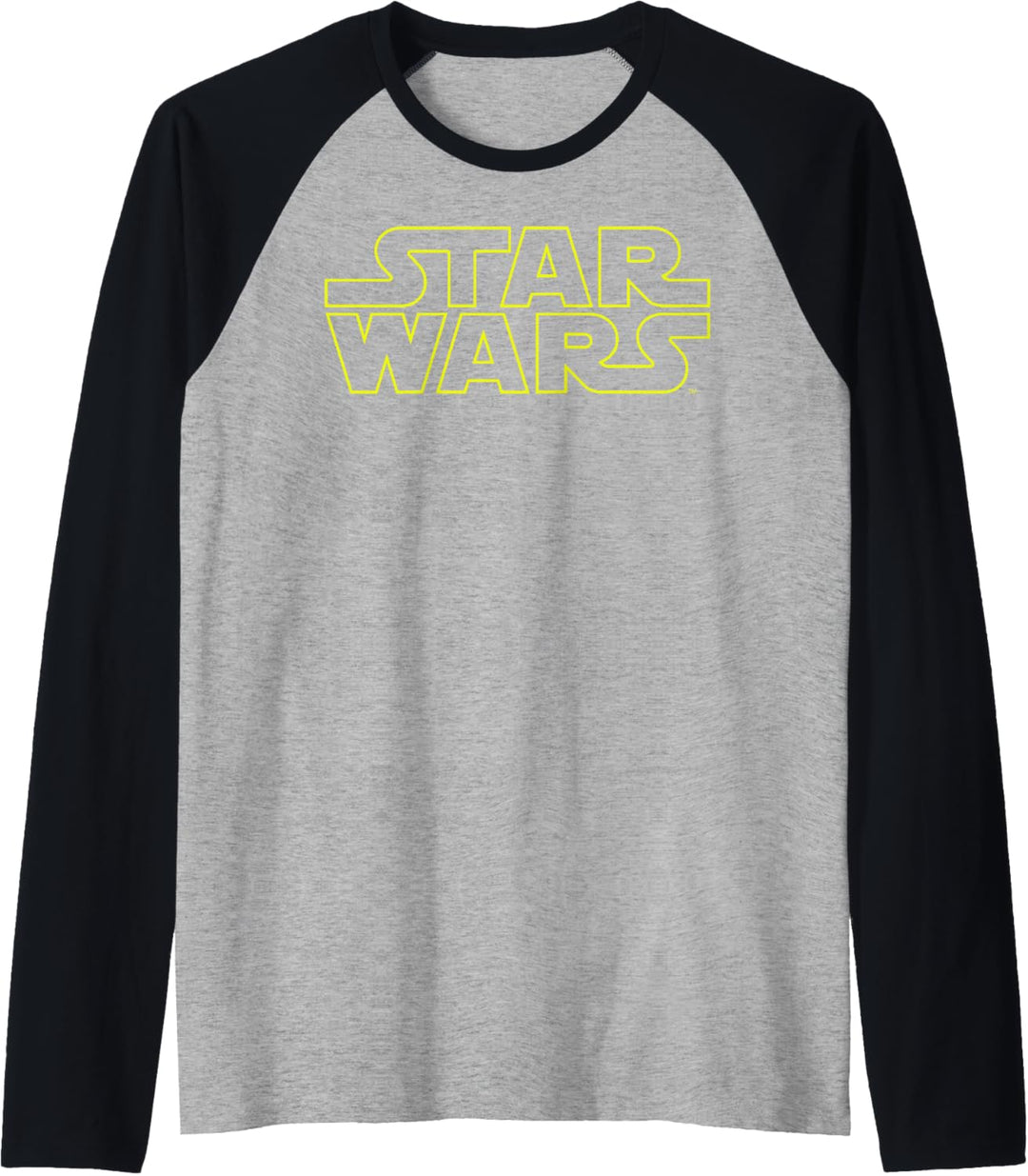 Star Wars Simple Logo Outline Raglan