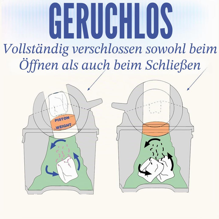 DiaperChamp 2101 Diaperpail, Windeleimer, weiss