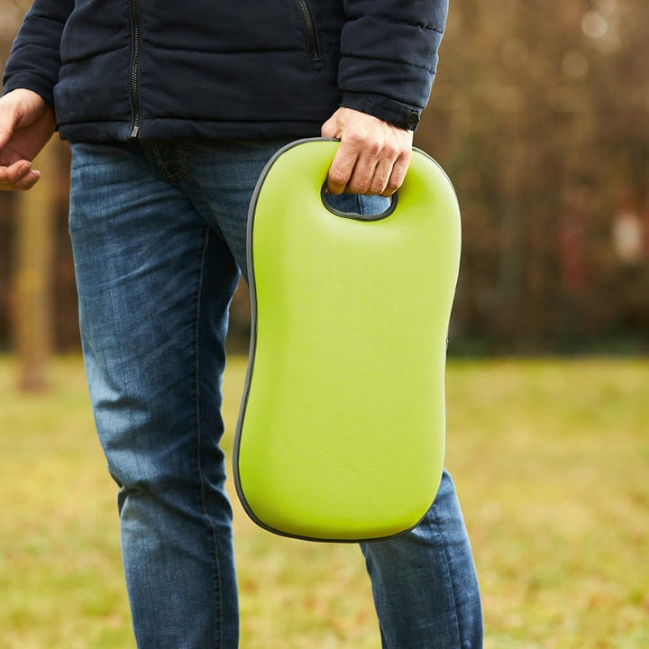 EUROtops Kniekissen – Schaumstoff mit Memory-Effekt, 3-lagiges Kniebrett/Sitzkissen, Für Gartenarbei