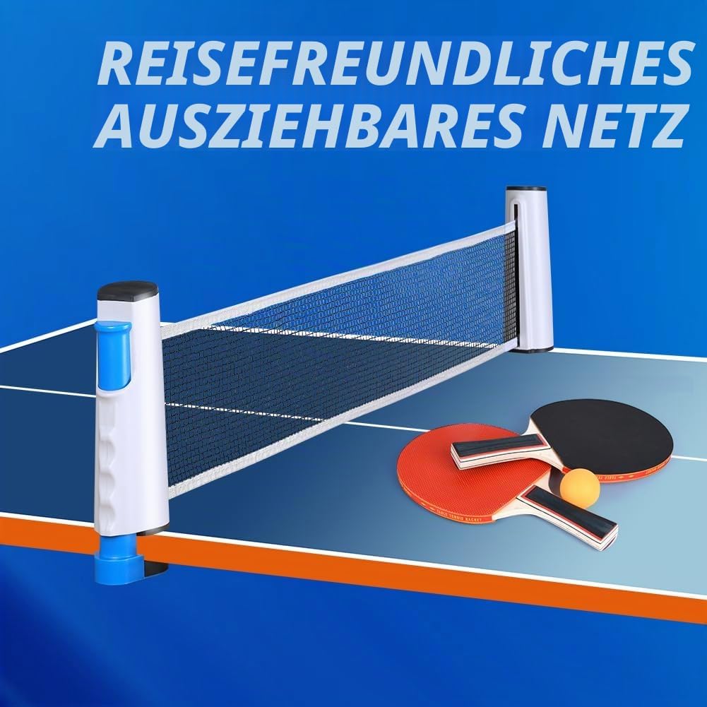 Flintronic Tischtennis Set, Tischtennisschläger, 2 Tischtennisschläger + 3 Tischtennisbälle, Ping Po