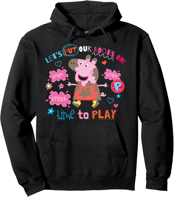 Peppa Pig Boots On To Play Pullover Hoodie