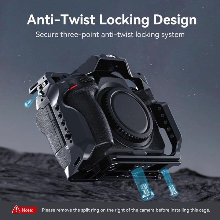 SMALLRIG Z8 Cage Kit für Nikon Z 8, mit Griff Oben und HDMI-Kabelklemme, Video Vlog Vollkäfig Set au