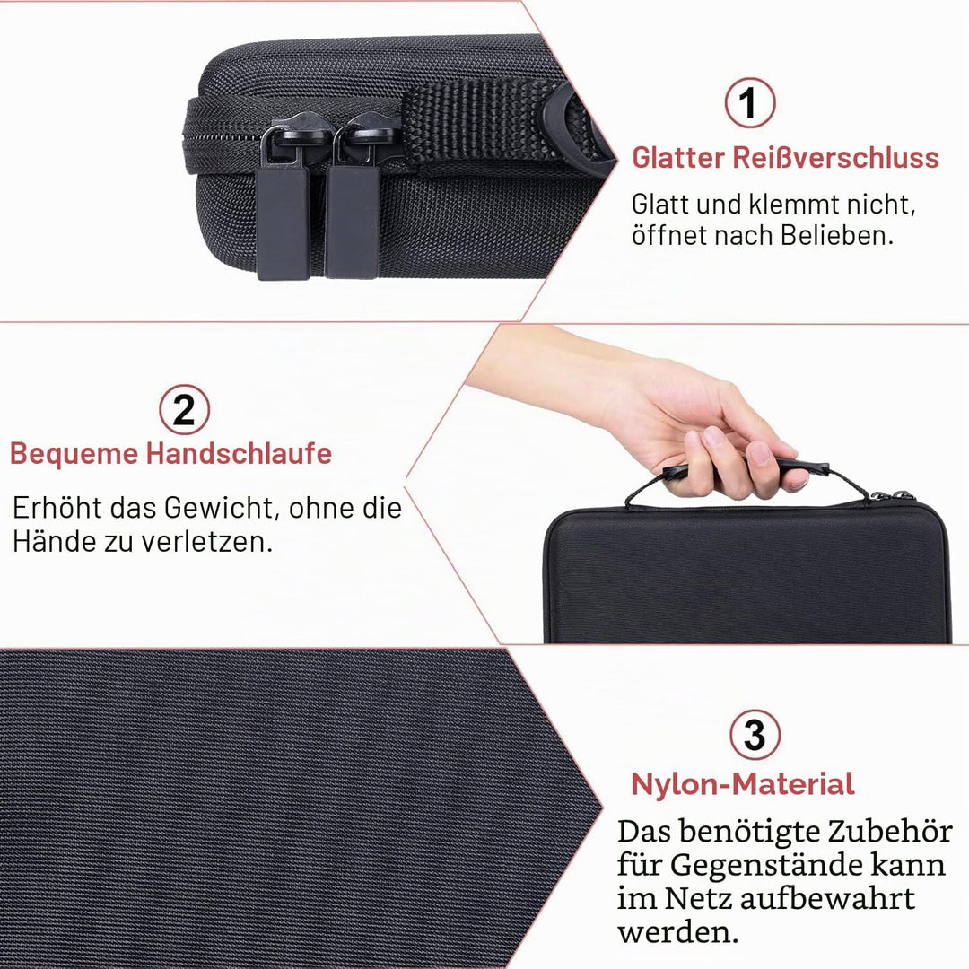 co2CREA Hart Reise Schutz Hülle Etui Tasche für Akai Professional APC Mini MK2 64-Pads USB MIDI Pad