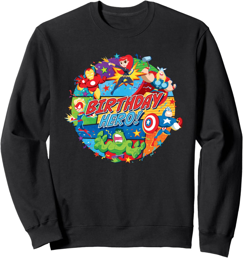 Marvel Avengers Birthday Hero Graphic Sweatshirt
