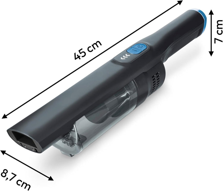 MEDION Handstaubsauger (Akku, kabellos, BLDC-Motor, Mini Staubsauger für Auto, HEPA-13 Filter, Filte