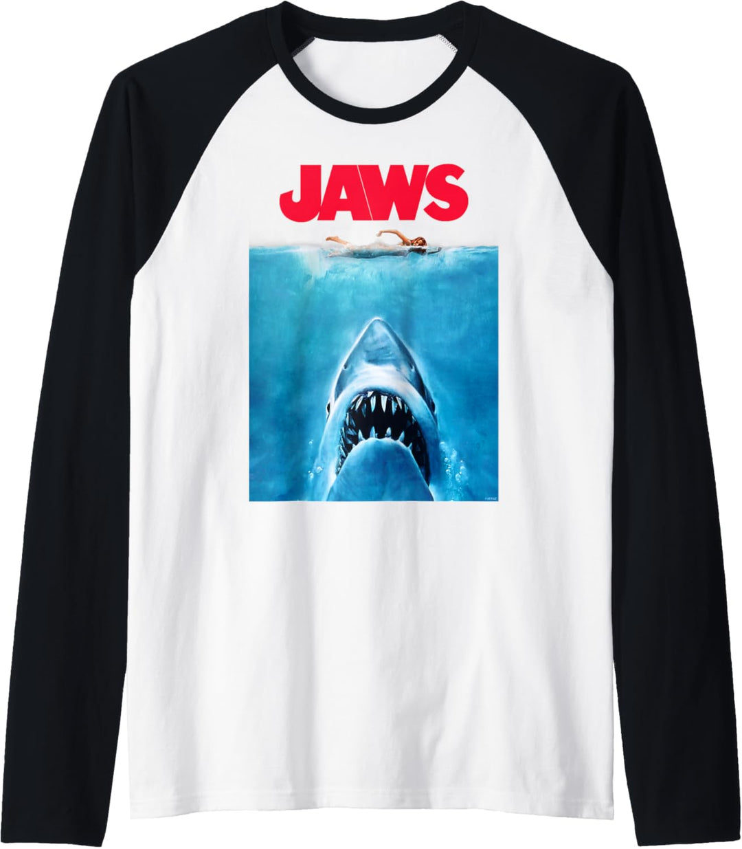 Jaws Oversize Poster Raglan
