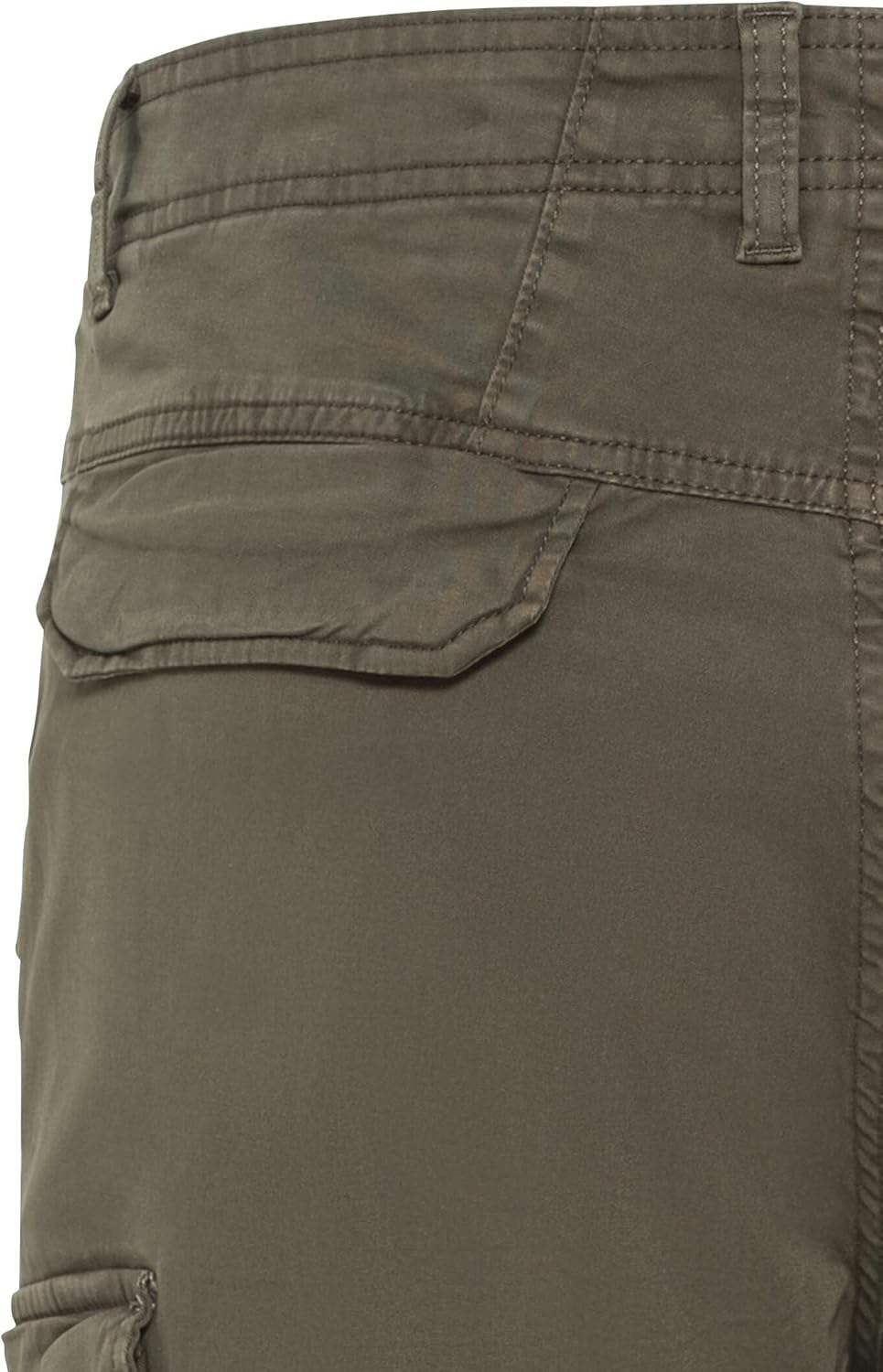 camel active Herren Tapered Fit Cargo Hose 33W / 30L Dark Khaki, 33W / 30L Dark Khaki
