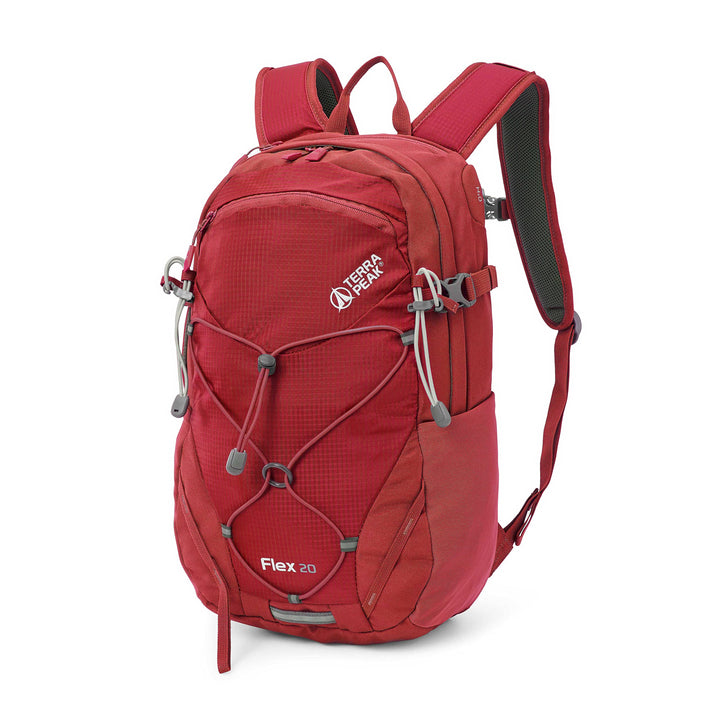 Terra Peak® Premium Wanderrucksack 20L (FLEX 20) klein mit Rückenbelüftung, Regenschutz &amp; Trinksyste