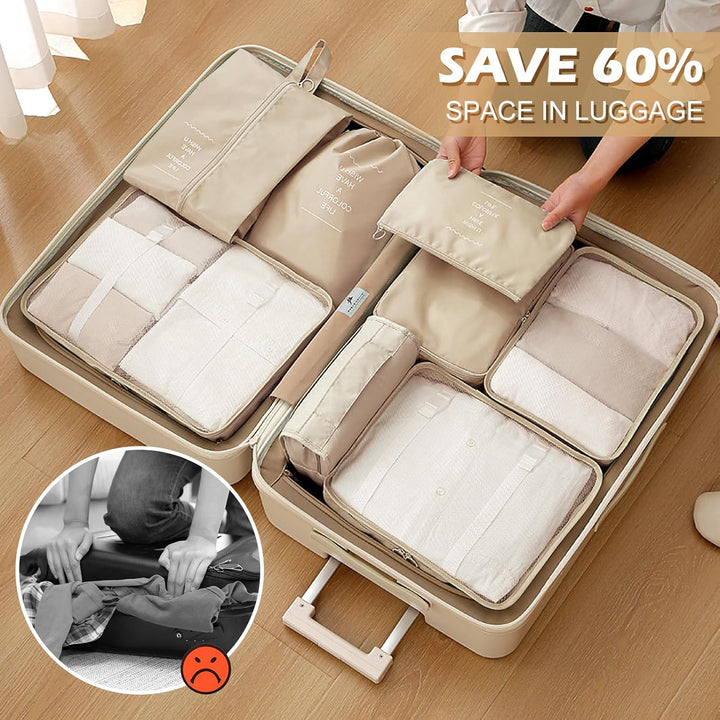 Koffer Organizer Set 13-teilig, Wasserdicht Packing Cubes, Multifunktionale Travel Packwürfel, Koffe