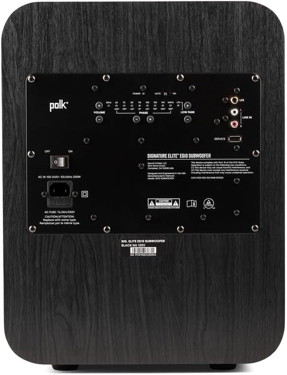 Polk Signature Elite 10-Zoll-Subwoofer mit 200 Watt