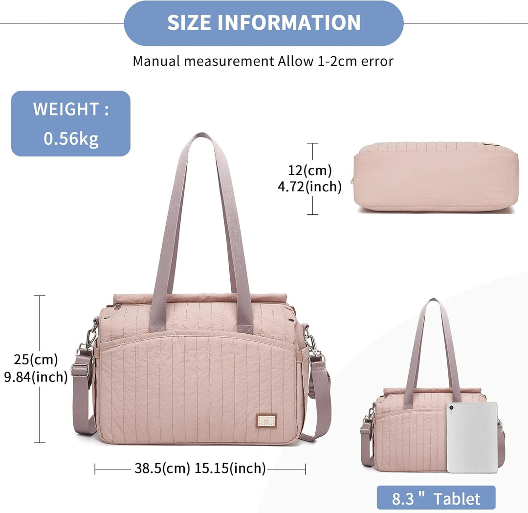 Miss Lulu Wickeltasche für Kinderwagen Wasserdichte Multifunktionale Babytasche mit Kinderwagenhaken