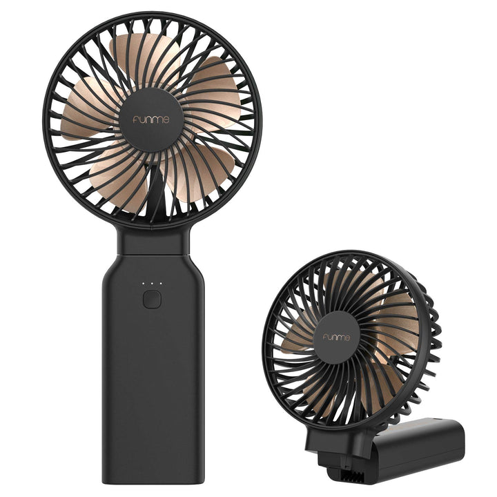 Funme Handventilator 3 in 1 Tischventilator Tragbarer Lüfter mit 53 Stunde 9000 Aufladbarer Batterie