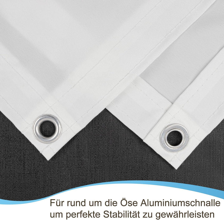 SUNNY GUARD Balkon Sichtschutz Wetterfest 90x500cm Balkonverkleidung Balkonabdeckung Balkonumspannun