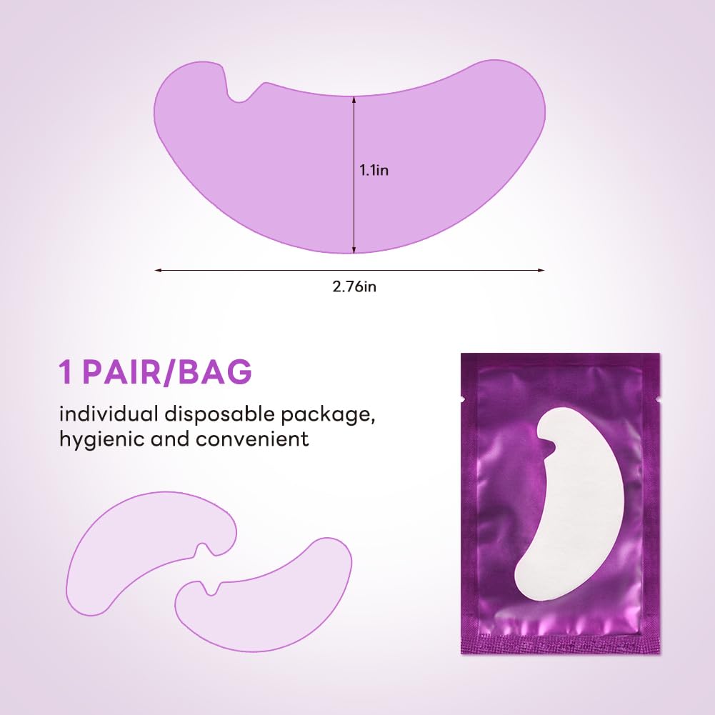Lunamoon Augenpads für Wimpernverlängerung Pad 150Paar Wimpern Pads U-Shape | Wimpernverlängerung Au