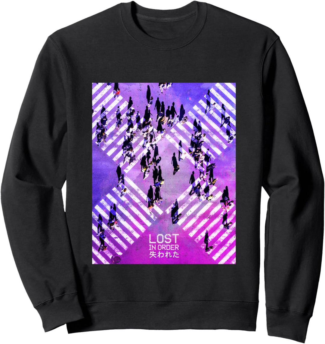 Lost In Order Tokyo Japan Vaporwave Aesthetic Sweatshirt