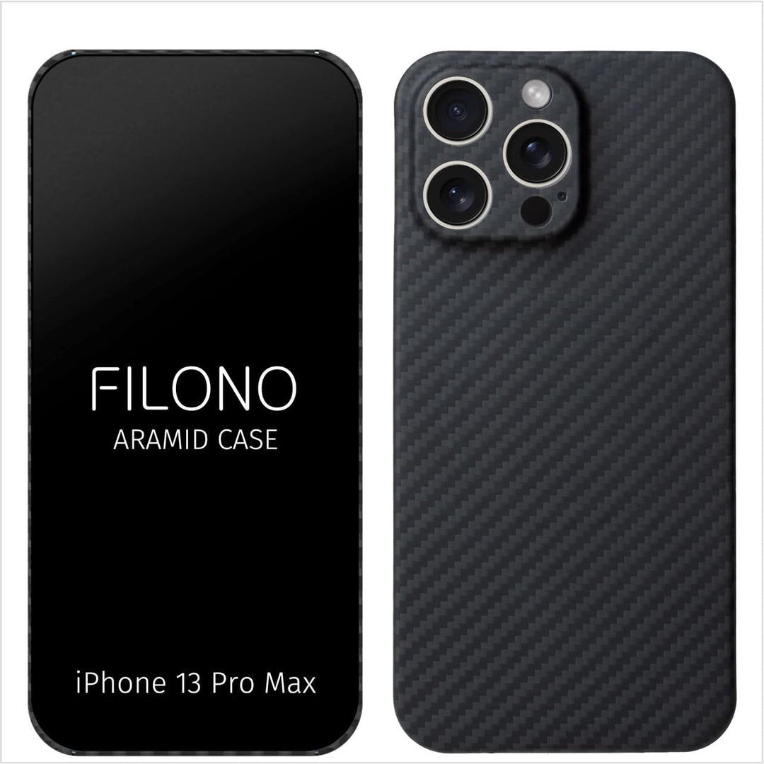 FILONO ultradünne Hülle für iPhone 13 Pro Max aus Aramidfasern iPhone 13 Pro Max ARAMID Case, iPhone