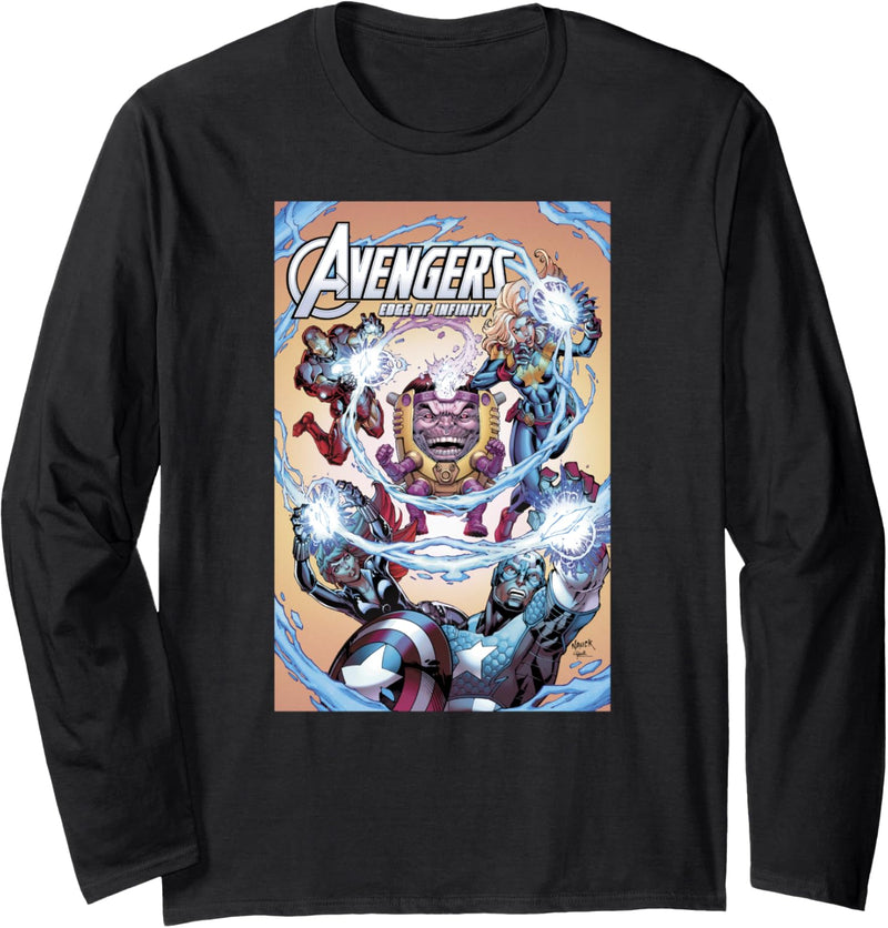 Marvel Avengers Edge Of Infinity Comic Cover Langarmshirt