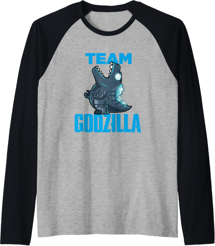 Godzilla vs Kong - Official Team Godzilla Cutesy Version Raglan