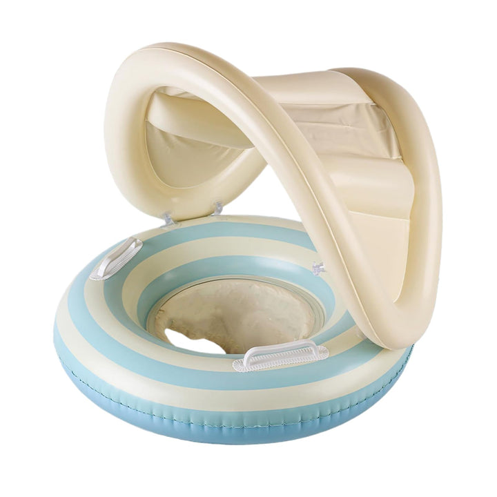 Baby Floaty Chair, Float Ring, Sunshade Canopy Protection, Adjustable Safety Support, Swimming Train