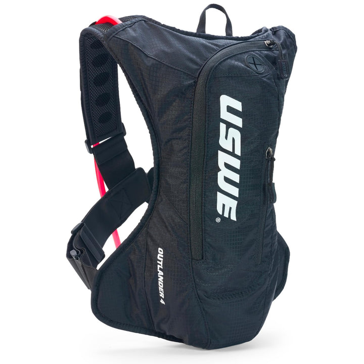 USWE Unisex – Erwachsene Outlander Trinkrucksack 4 Liter Schwarz, 4 Liter Schwarz