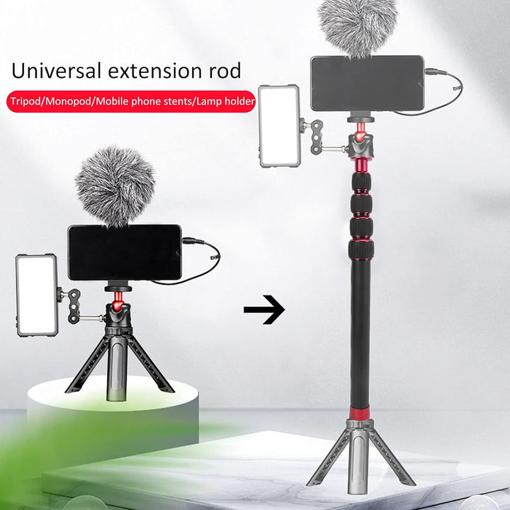 Manbily Kamera Monopod Stativ Verlängerung Stange LR255 Aluminium Legierung Monti Erbares Monopod Ro