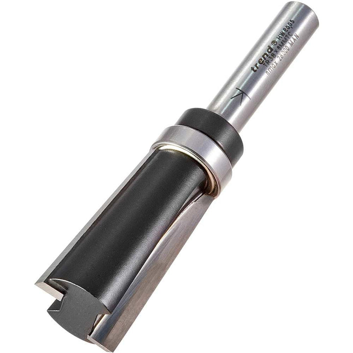 Trend Trade Kugelgelagerter Schrägfräser für Türen, 8 mm Schaft, 19.3 mm Schnittdurchmesser, 38.1 mm
