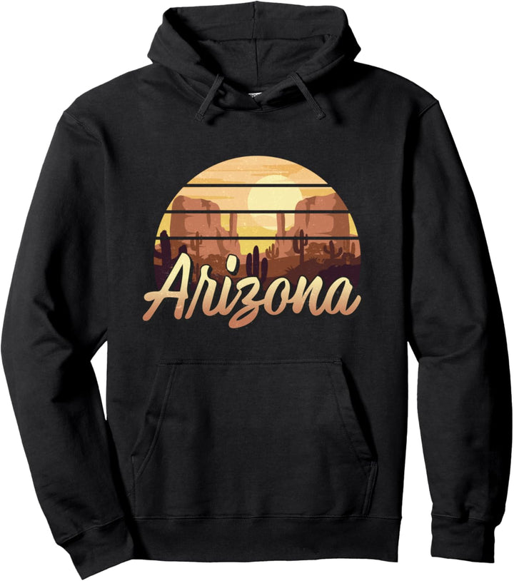 State of Arizona sunset casual southwest graphic Pullover Hoodie