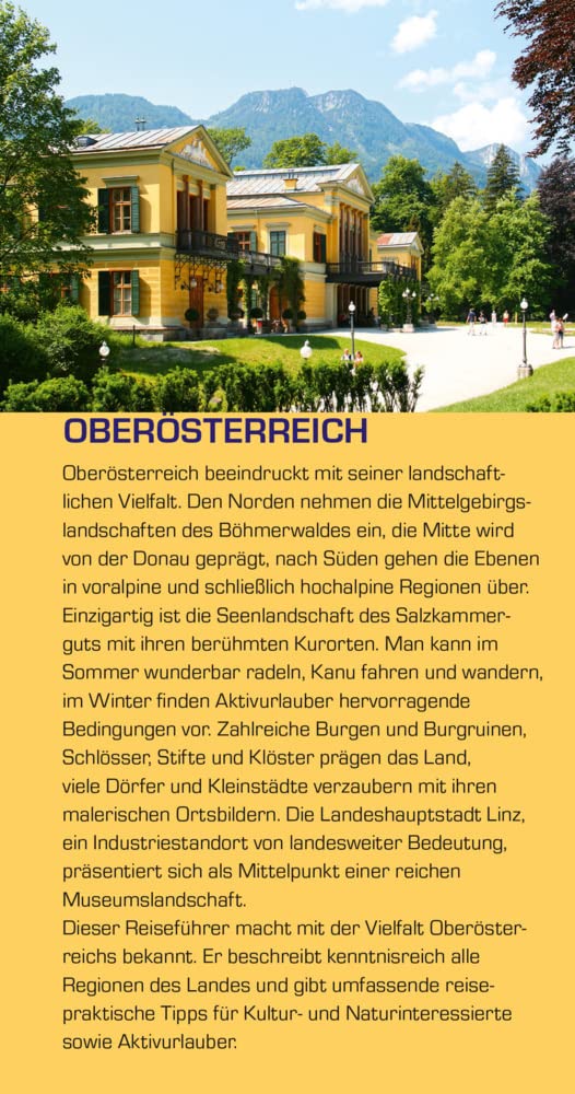 TRESCHER Reiseführer Oberösterreich: Natur und Kultur zwischen Böhmerwald und Alpen, Taschenbuch