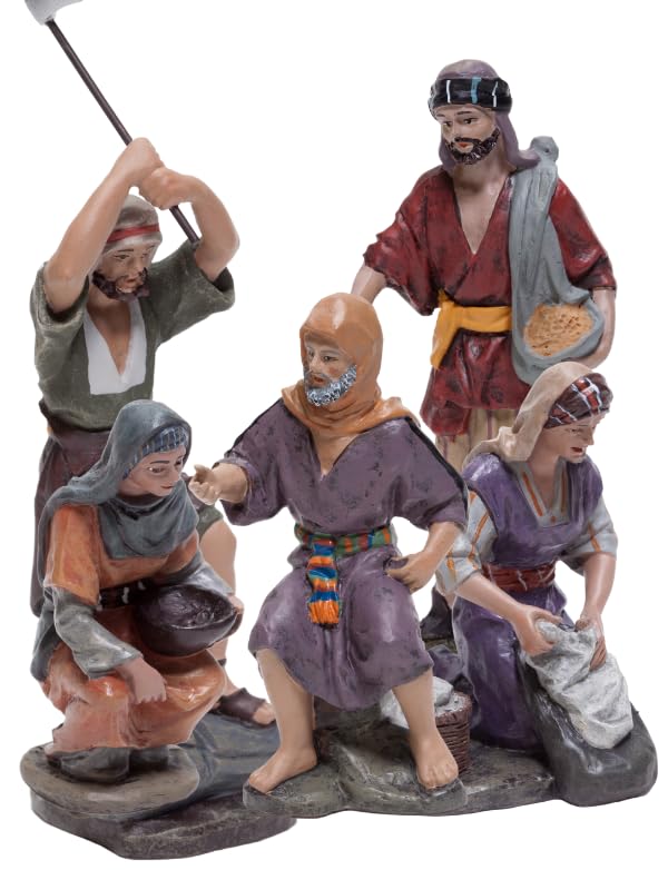 Triciclo Editores Figuras en Acciones Cotidianas |Figuras de Belén |Serie 11cm| Diseñadas por José L