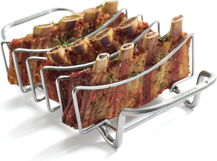 Broil King, 38,5x22x9,5cm. Sparerib und Bratengestell, Edelstahl, 5 x 5 x 5 cm, 62602