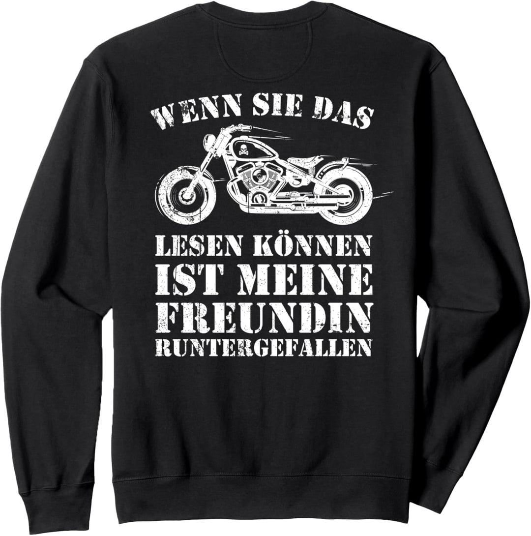 Wenn Sie das lesen können ist meine Freundin runtergefallen Sweatshirt