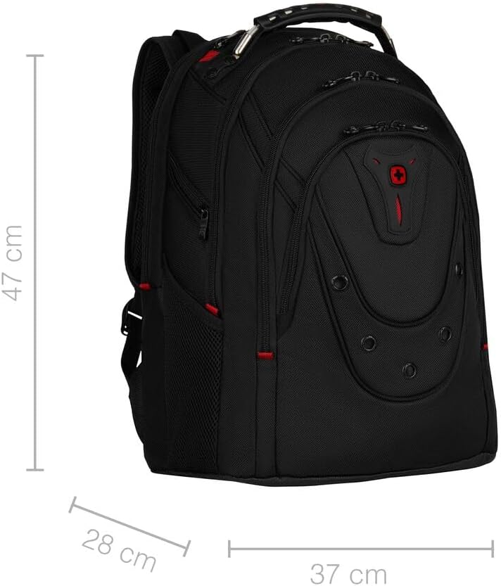 WENGER Ibex Deluxe Laptop-Rucksack, Notebook 14 bis 16 Zoll, Tablet bis 10 Zoll, 26 l, Damen Herren,