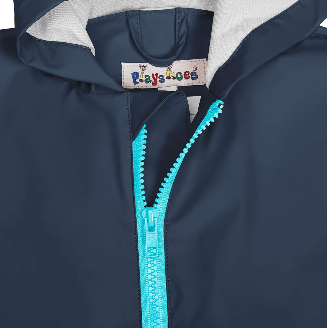 Playshoes Unisex Kinder Regen-Overall Matschanzug Regenbekleidung 110 Marine, 110 Marine