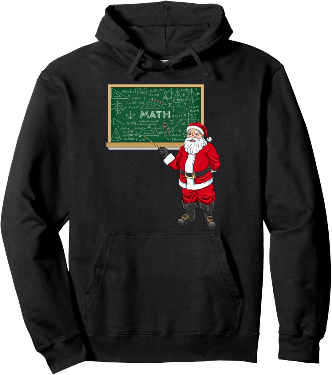 Mathematik Lehrer Weihnachtsmann Weihnachten Schule Geschenk Pullover Hoodie