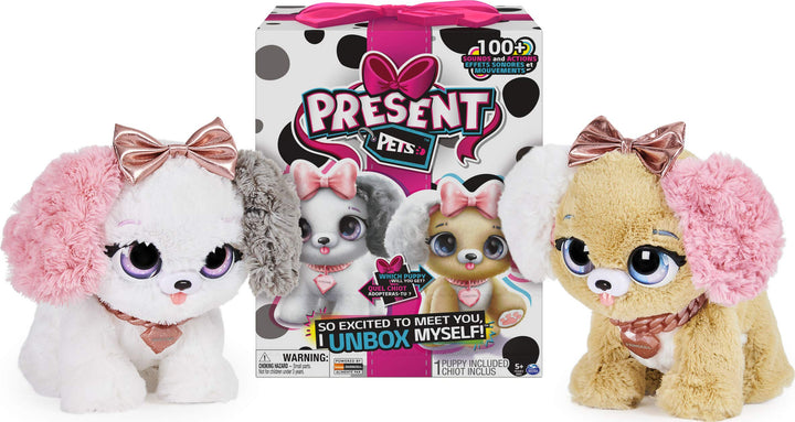 Interaktiver Plüschhund Fancy mit vielen Geräuschen und Funktionen, ab 5 Jahren Present Pets - Fancy