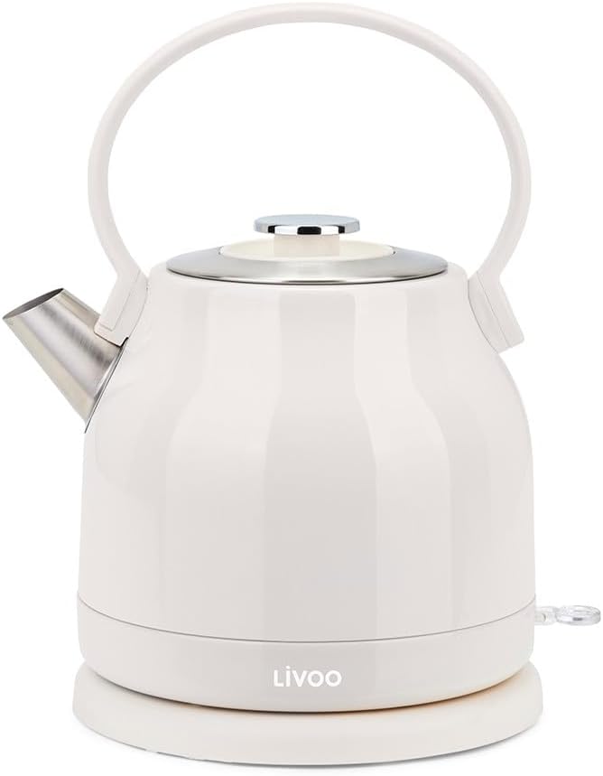 Wasserkocher 1,5 l 2200 W cremefarben - DOD202C - livoo, Cremefarben