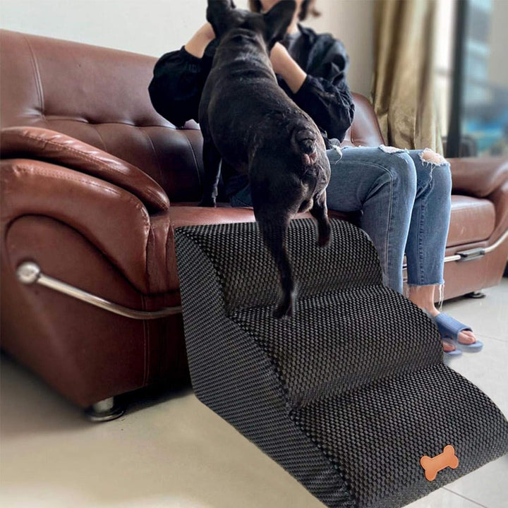 Haustiertreppe, 3-stufige / 4-stufige Haustiertreppe, Hundetreppe Katzentreppe Für Sofa Bett, Treppe