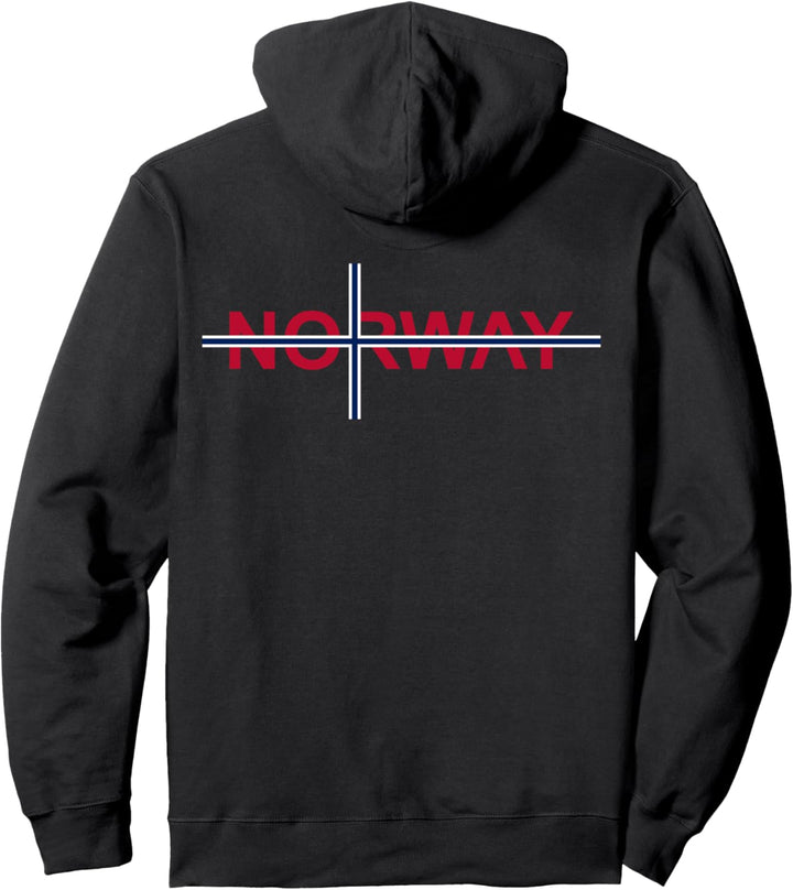 Norway Norwegen Flagge Urlaub Skandinavien Reise Norwegisch Pullover Hoodie