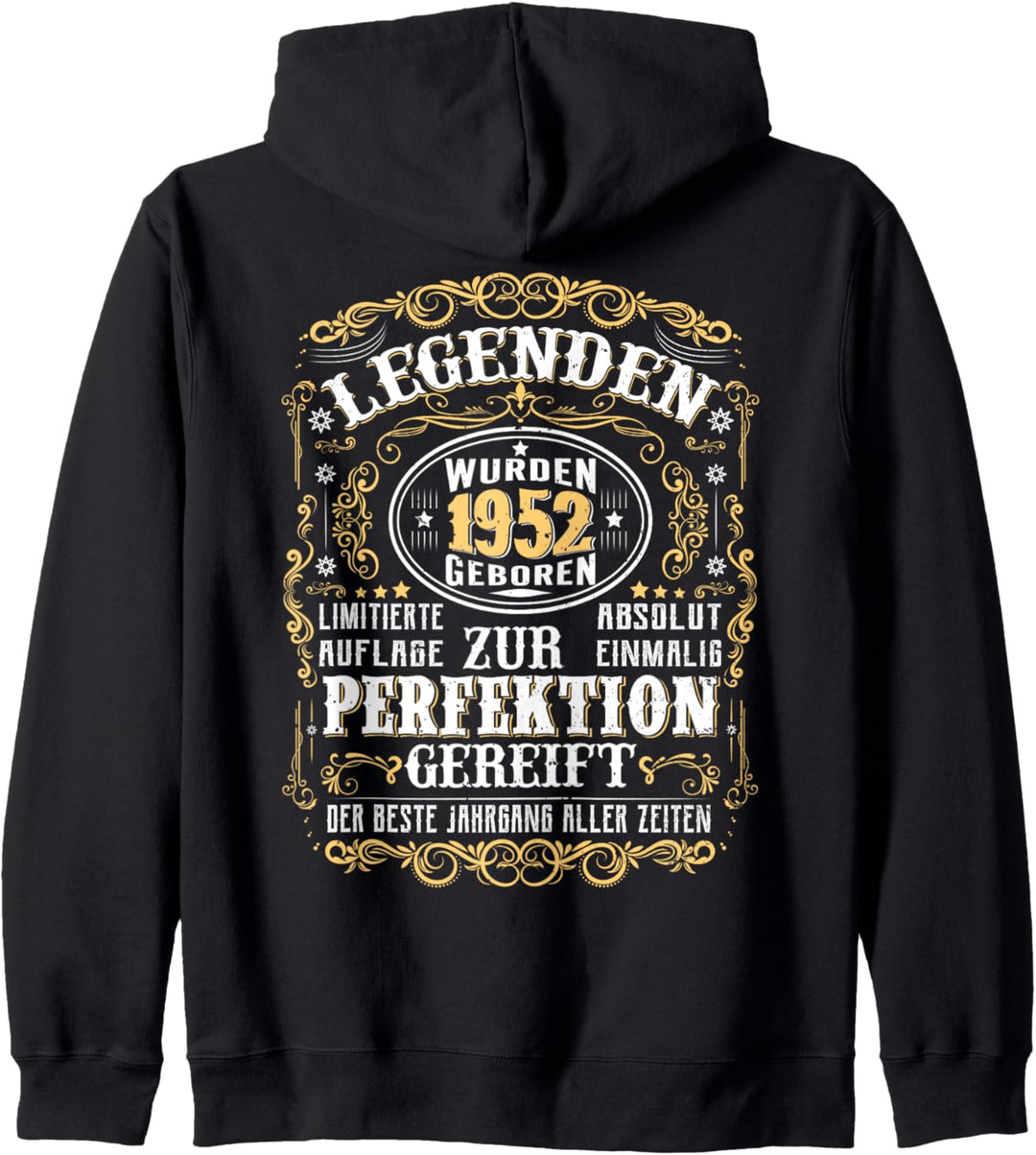 1952 Legenden Wurden 1952 Geboren Geburtstag Jahrgang 1952 Kapuzenjacke