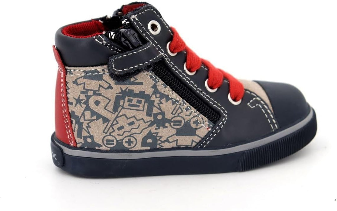 Geox Baby-Jungen B Kilwi Boy A Sneaker 20 EU Grau Grey Navyc0665, 20 EU Grau Grey Navyc0665